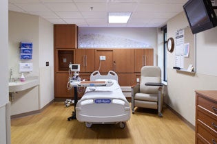 Franklin General Hospital features 19 private patient rooms